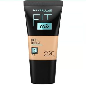 Product Name: Maybelline Fit Me Matte + Poreless Foundation 220 18 ml Brand: Maybeline